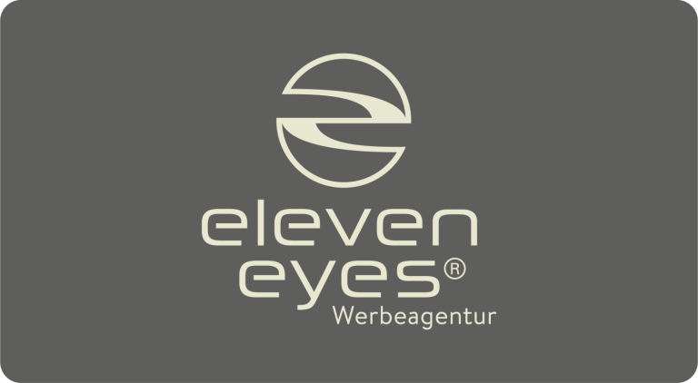 eleven eyes Logo Grau Creme 1455x400Px 2 2 768x422